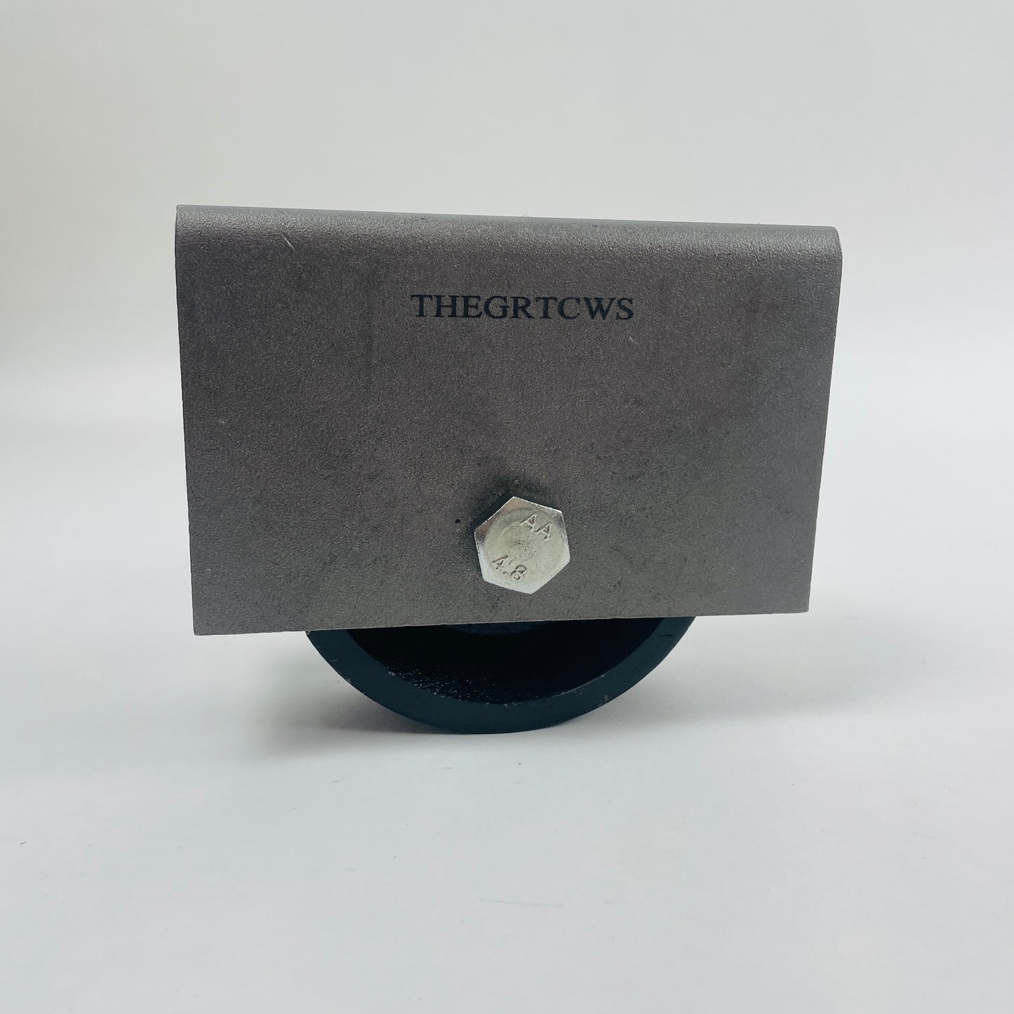 THEGRTCWS V-Groove Iron Wheel Metal Caster with Steel Cover Box - Capacity up to 1000 Lbs. Use for Sliding Gate,Rolling Door with V-Track（1 Caster with Box）